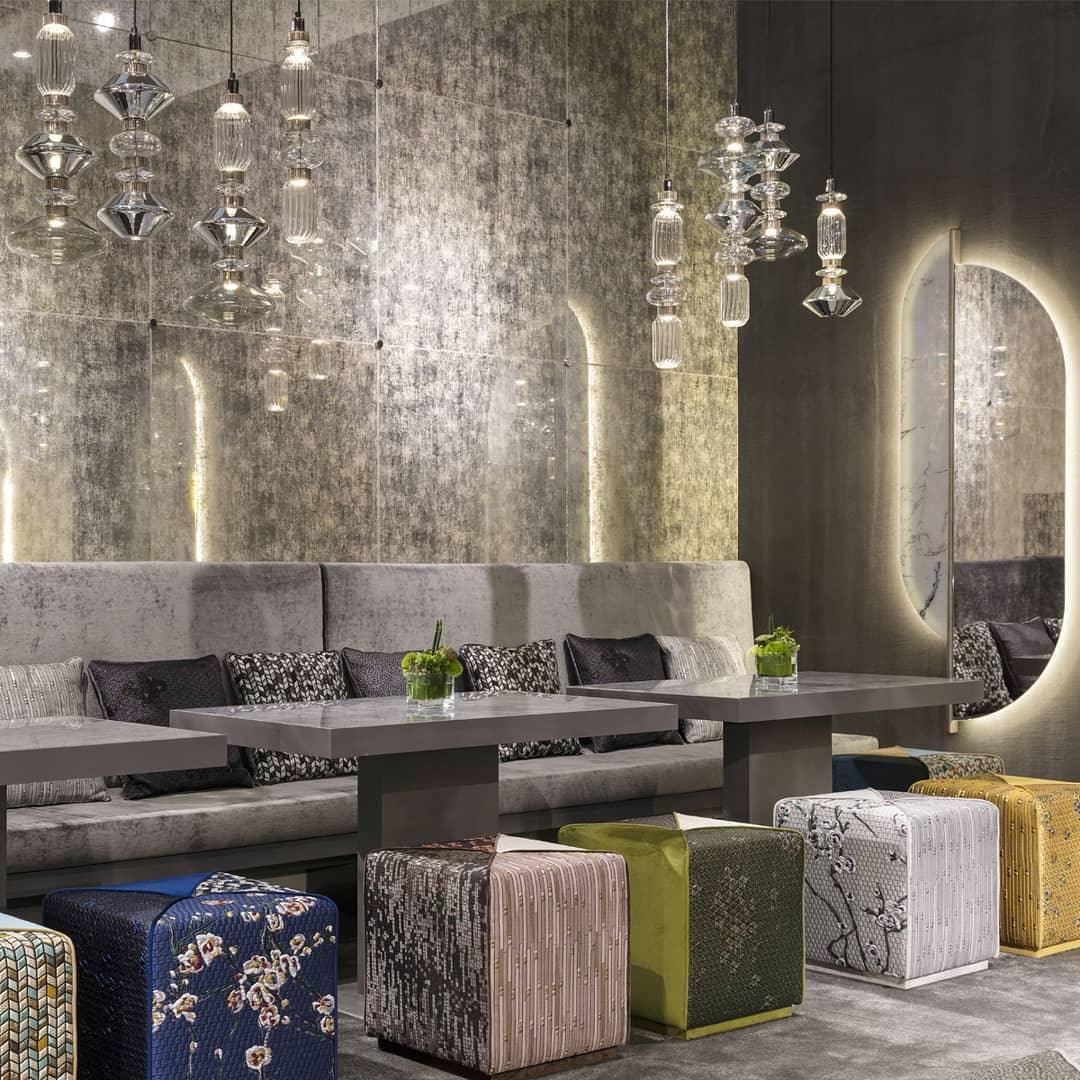 Sleek Hanging Light - Iron Metal Glass Gold Clear Hardwired Atmosphere