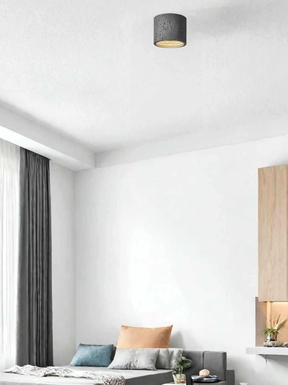 Contemporary Interior Design Solution in Brick Red