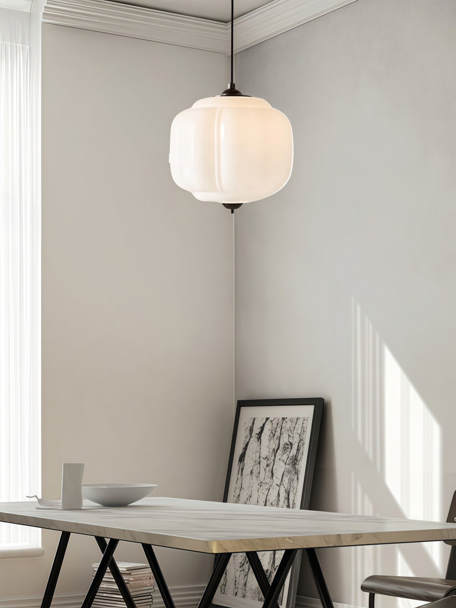 Milk Glass Shade American Vintage Chandelier Elegant Ceiling Light