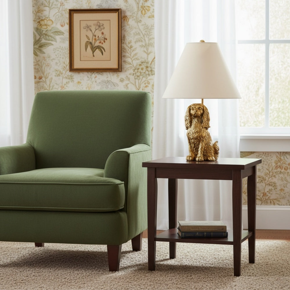 Pawdia Fabric Decorative Table Lamp - Animal Sculpture Bedside Lamp