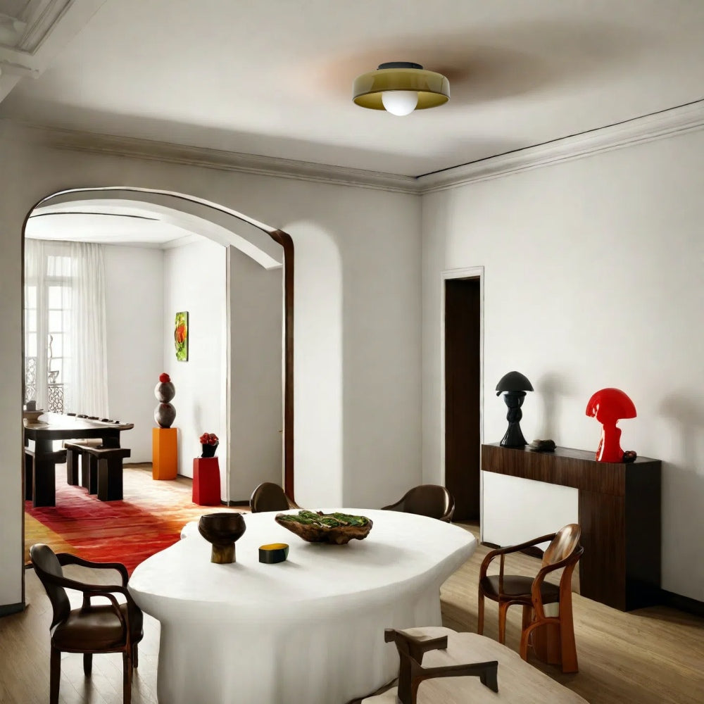 Morandic Disc Orb Wall/Ceiling Lamp – Modern Morandic Sconce