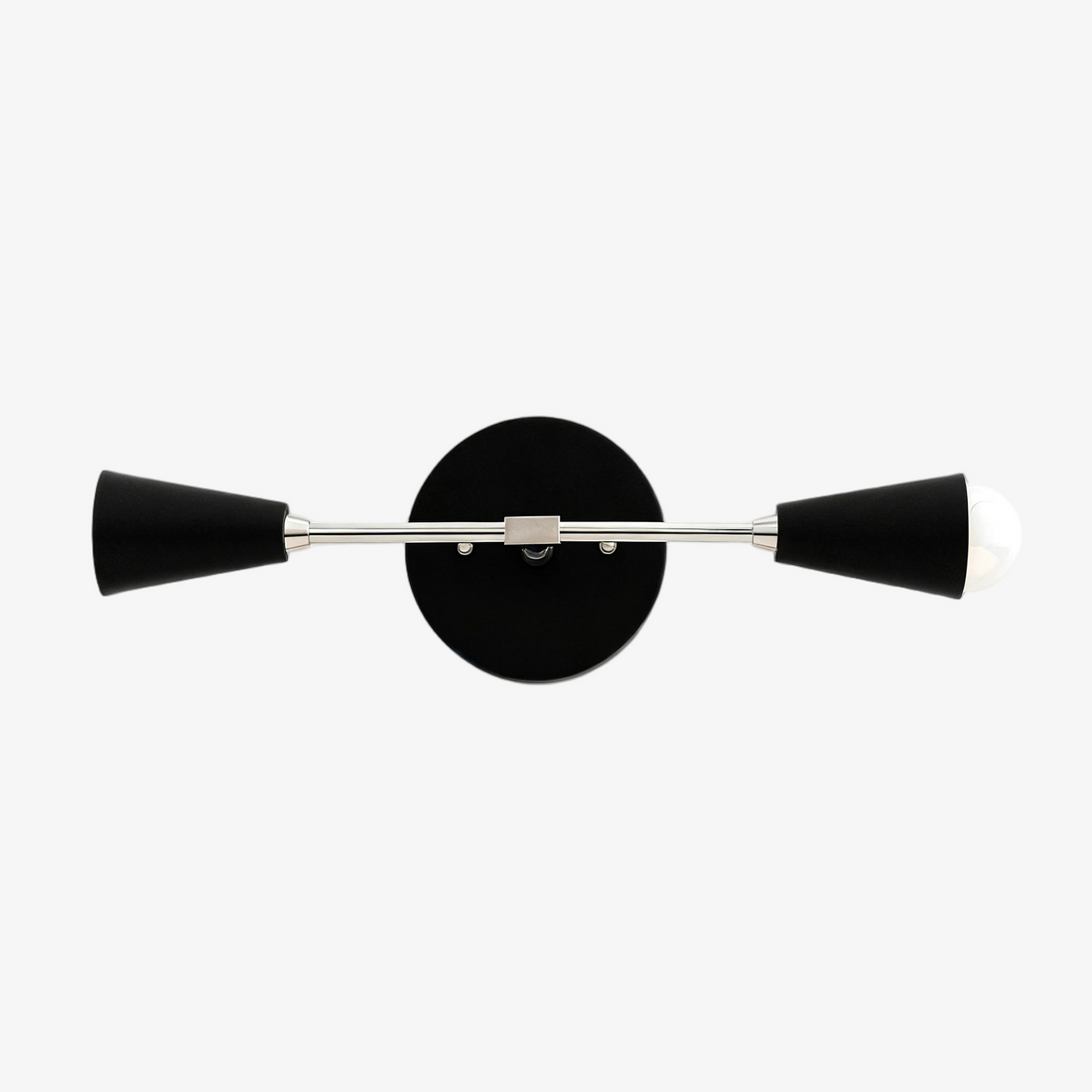 Mobilux Line Minimalist Vanity Light Fixture - Mid Century Bathroom Sconce