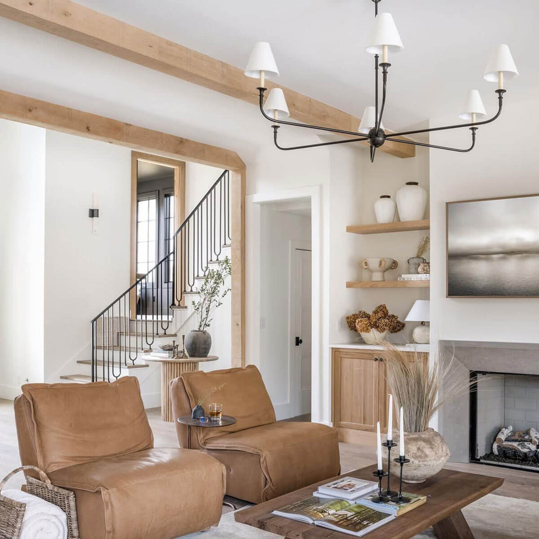 Piaf Grande Modern Industrial Metal Chandelier