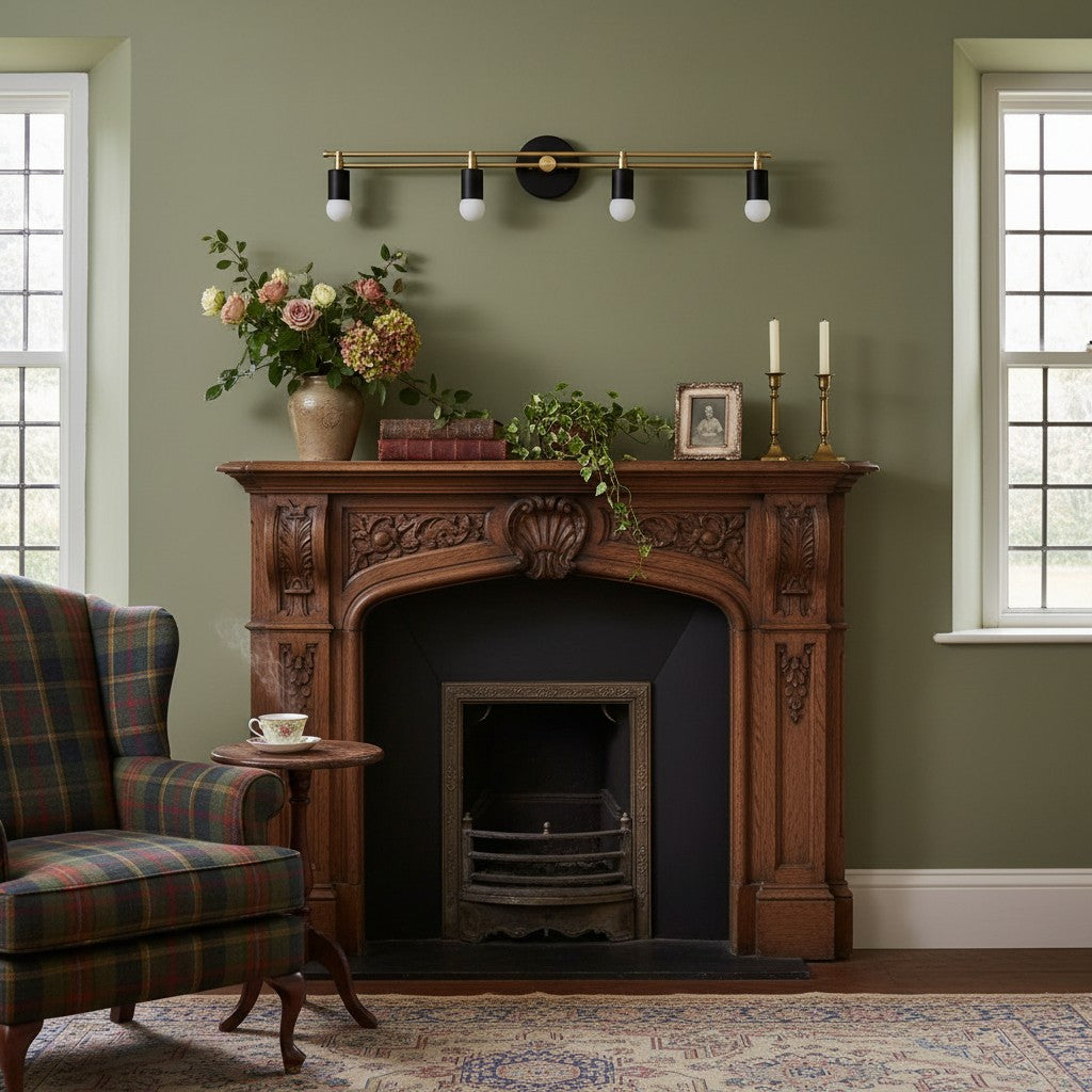 Mobilux Line Modern Vanity Light - Bathroom Wall Fixture in Art Deco Style