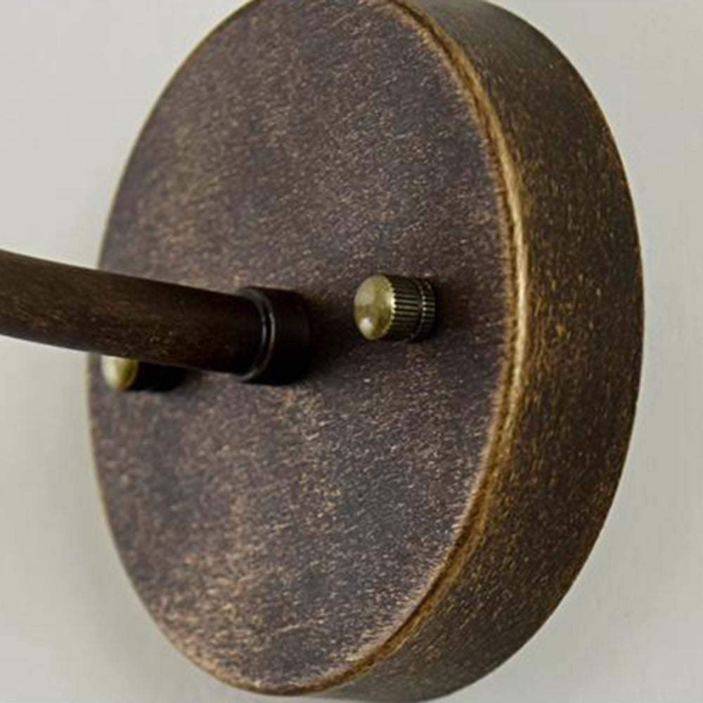 Bronze Finish Industrial Outdoor Wall Sconce Light