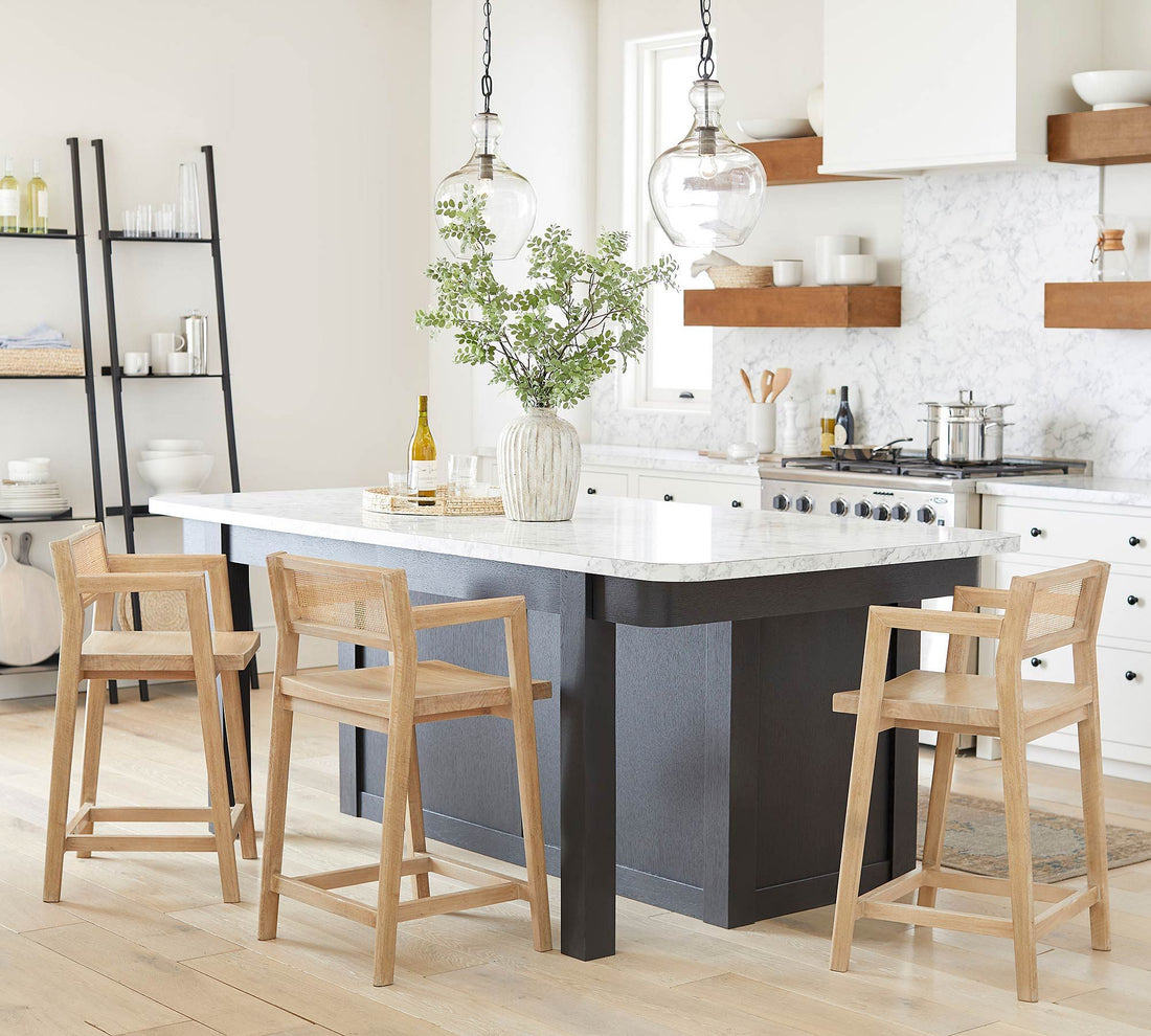 Suspension en verre Lawson – Verre recyclé et laiteux avec accents bronze