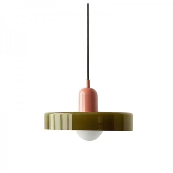 Morandi Disc Orb Glass Pendant Lamp S8