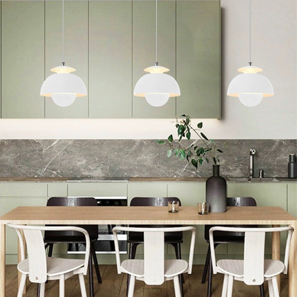 Macaron Flower Bud Metal Pendant Lamp S33