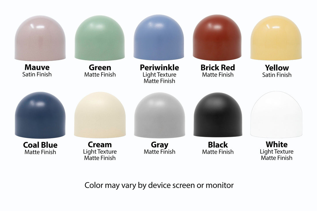 Metio Dome Minimalist Dome Sconce - Stylish Colorful Wall Light