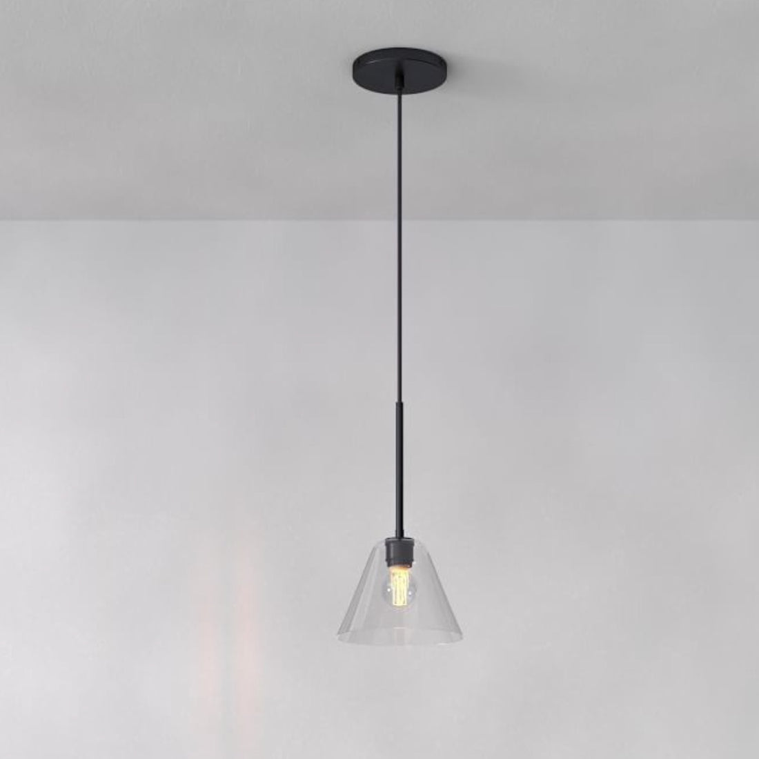 Suspension conique en verre Conica – Luminaire de style moderne pour toutes les pièces