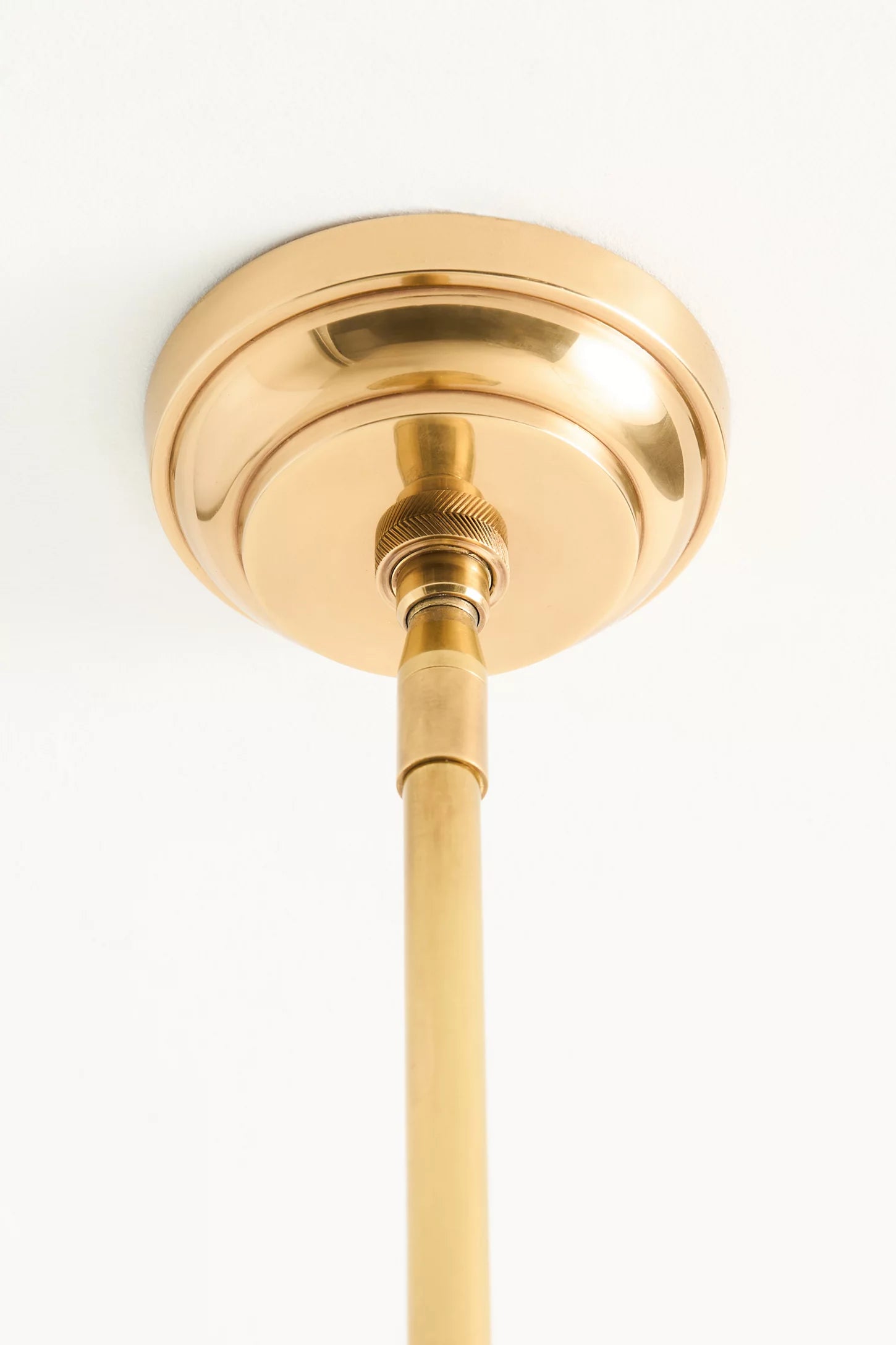 Auriglow Enameled Brass Pendant With Clover Cutout Shade