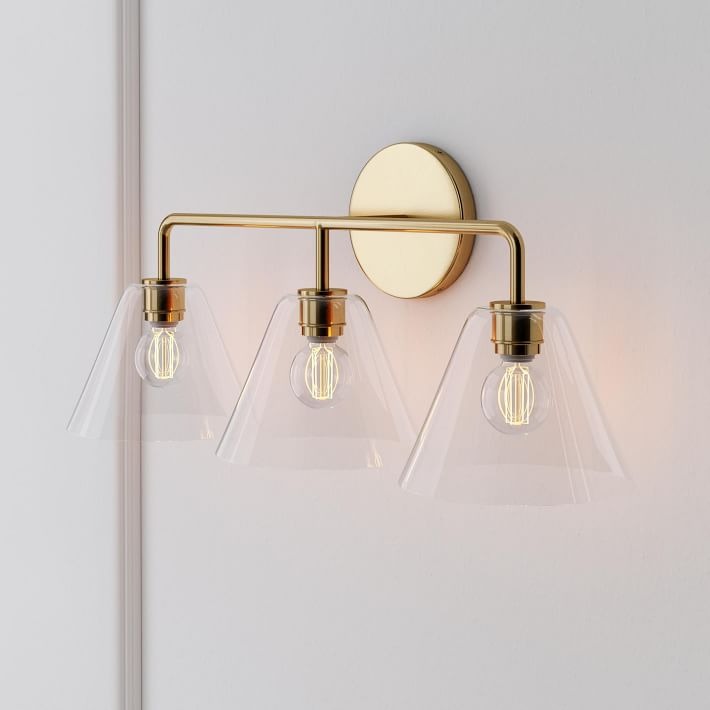 Applique murale Conica Cone - Éclairage moderne en verre à 1, 2 ou 3 lumières