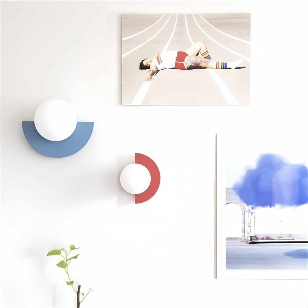 Colourful Orb Wall Lamp – Macaron Style Wall Lamp