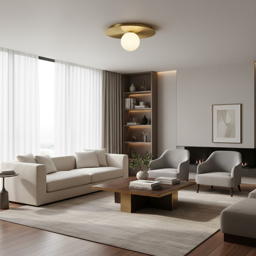 AuroraDisk Nordic LED Sconce - Round Ceiling / Wall Light