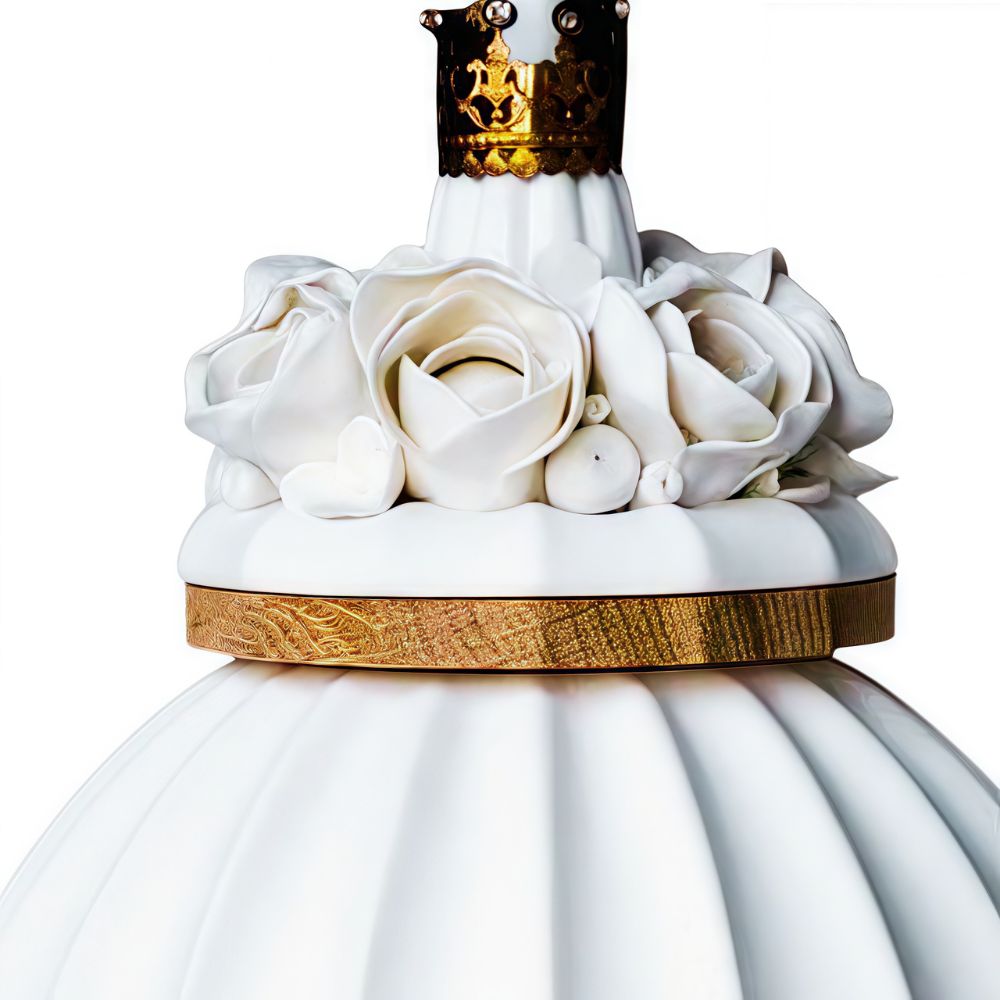 White Oak Pendant Light - Minimalist Porcelain Fixture For Dining Room