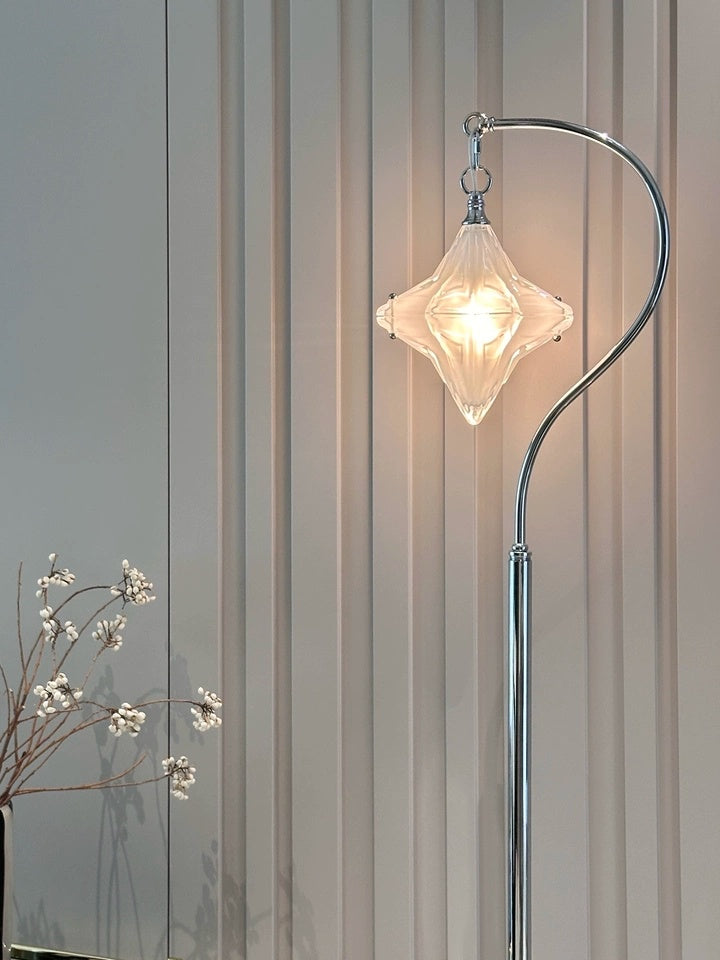 Art Deco Star Floor Lamp-Modern Standing Lamp for Living Spaces-Astris Orion