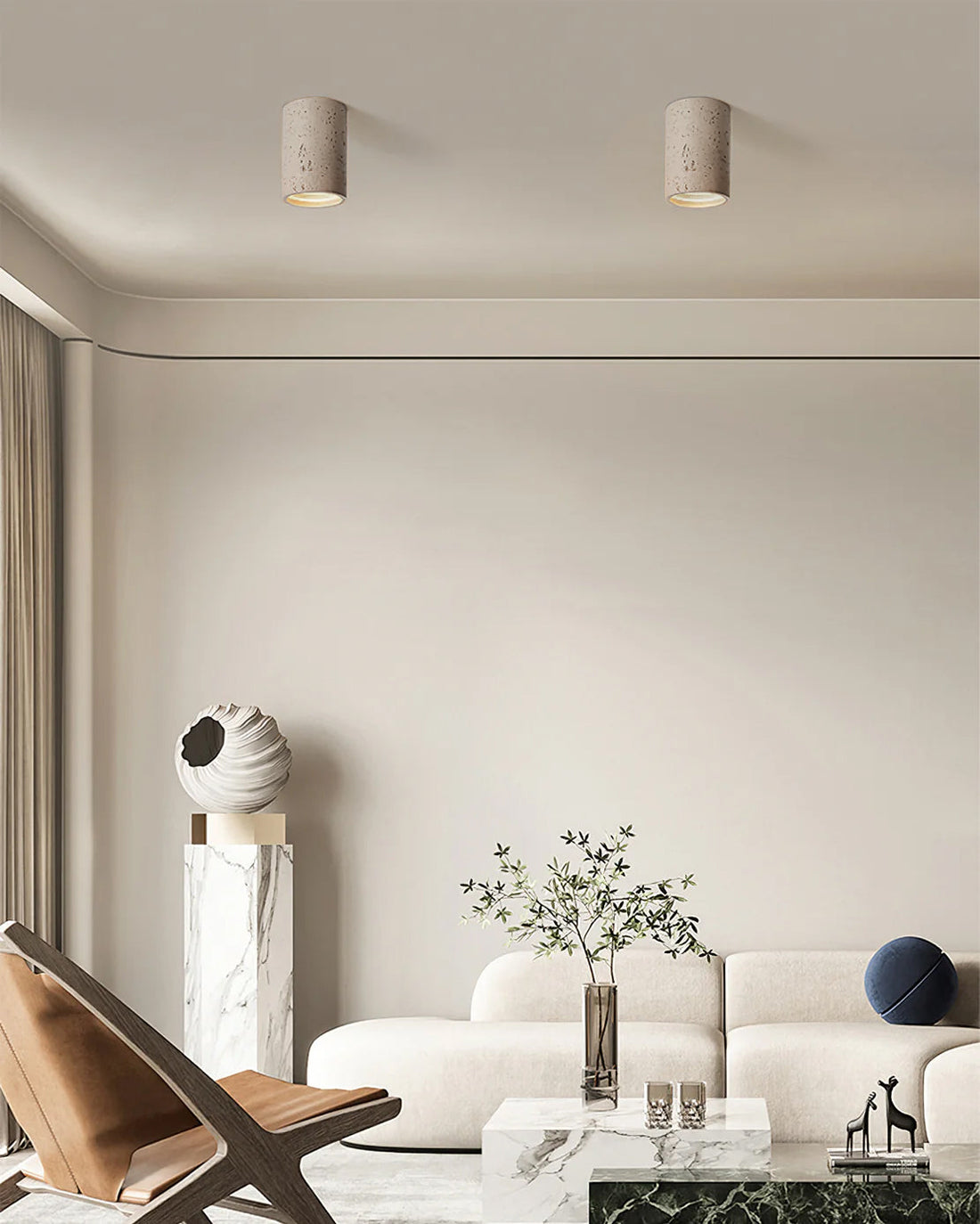 Contemporary Interior Design Solution in Brick Red