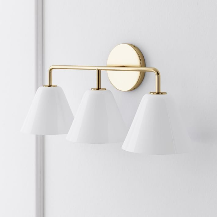 Applique murale Conica Cone - Éclairage moderne en verre à 1, 2 ou 3 lumières