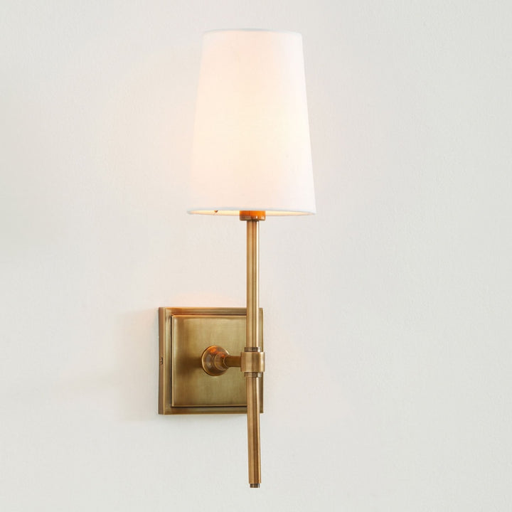 Derlina Multi-Head Wall Lamp - Retro Metal Linen Sconce for Bedroom