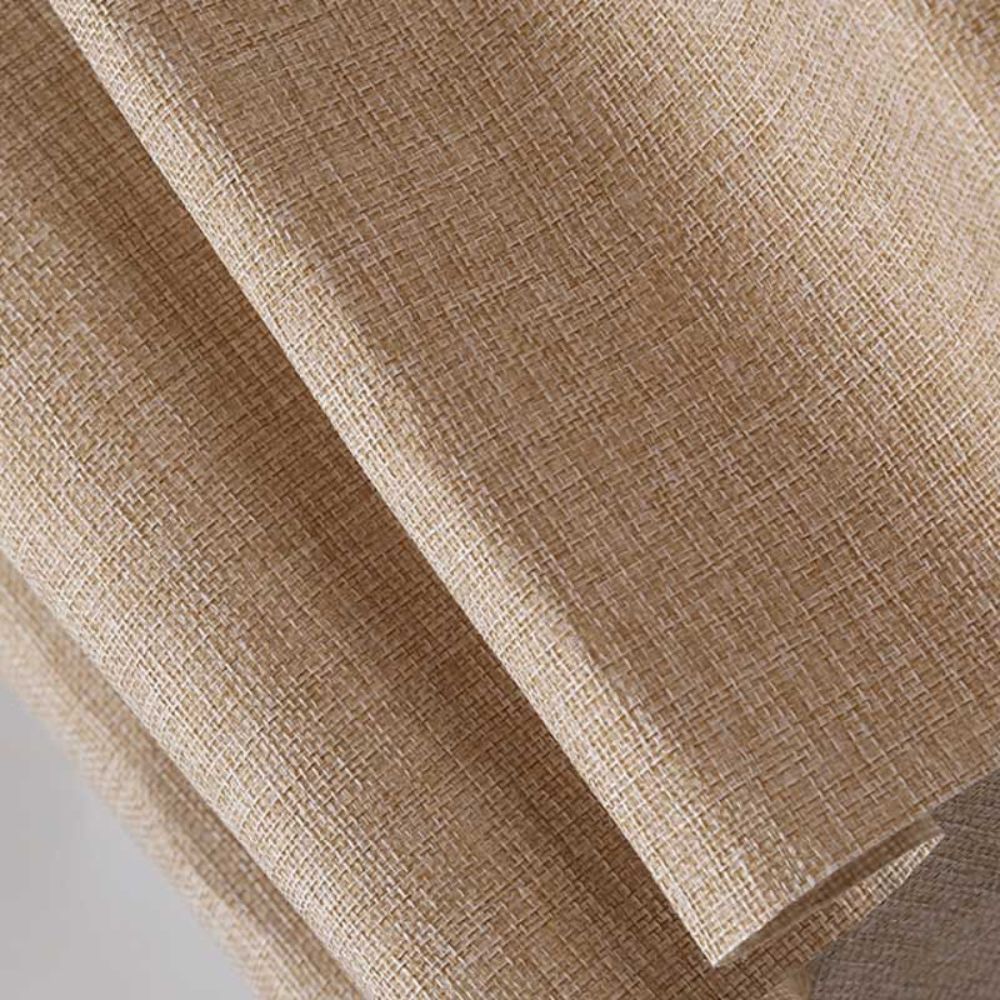 Pleated Linen Pendant Light - Natural Fabric Shade for Dining Room