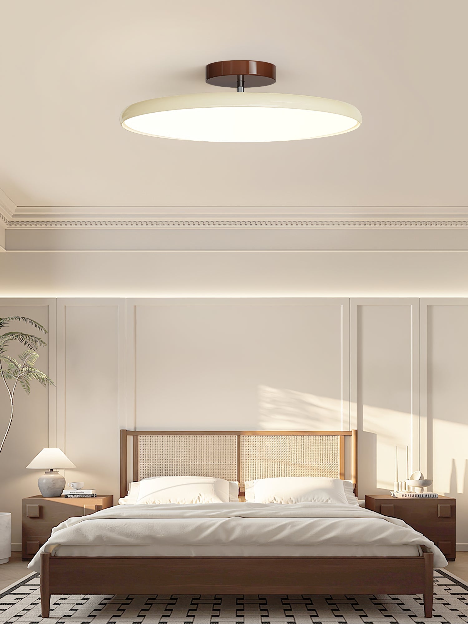 Contemporary Metal Acrylic Ceiling Lamp Warm Ambient Lighting