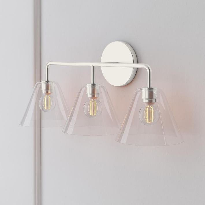 Applique murale Conica Cone - Éclairage moderne en verre à 1, 2 ou 3 lumières