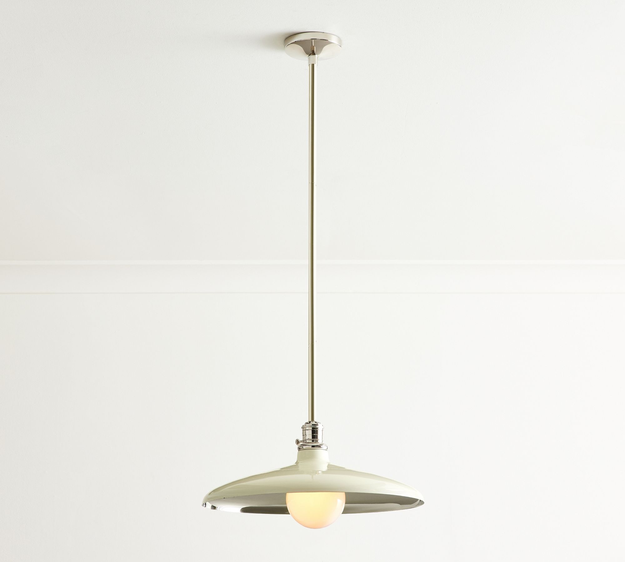 Forvara Metal Pole Pendant Light - Farmhouse Style Adjustable Island Lighting