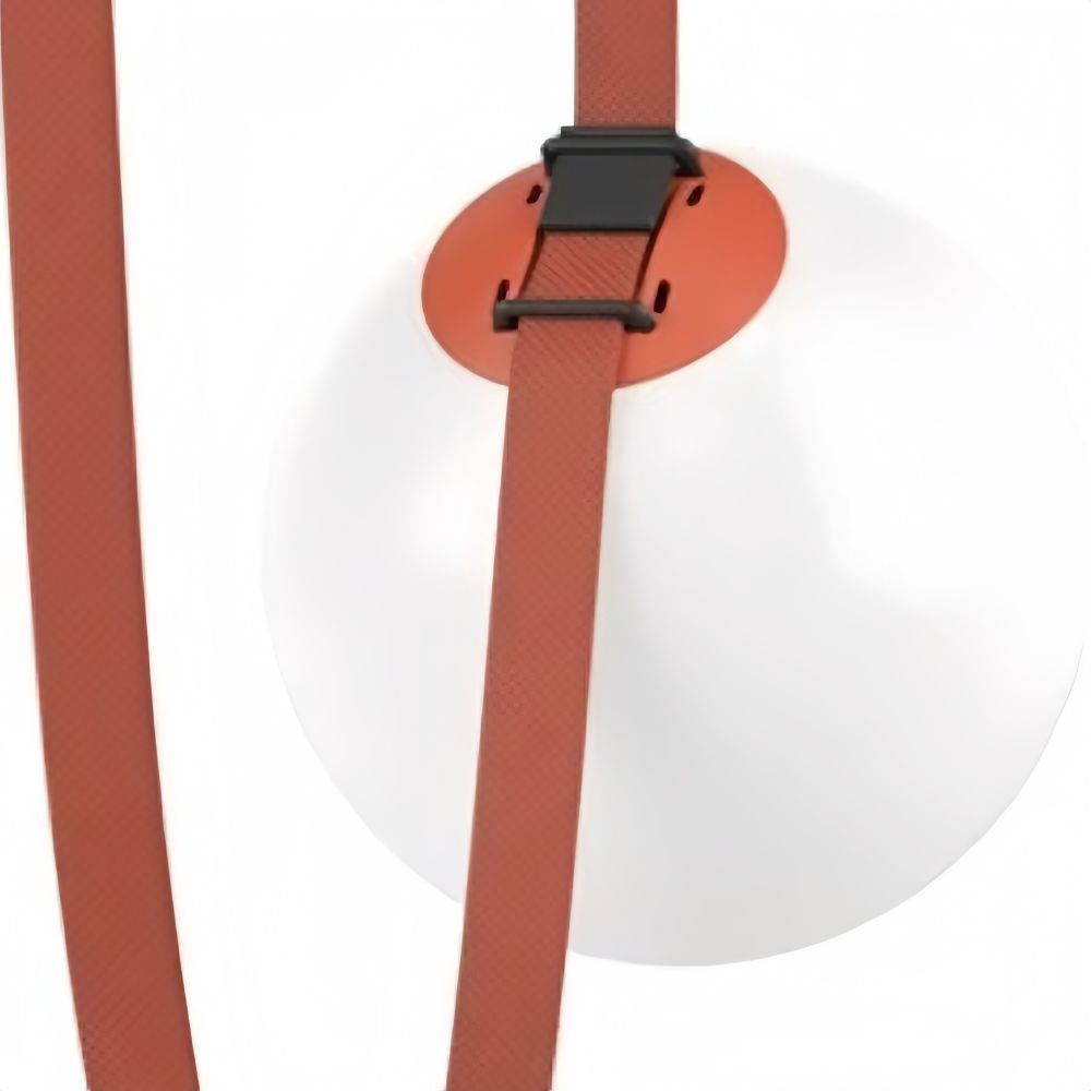 Modern Leather Pendant Light - Multiple Glass Orb Lamp for Dining Room