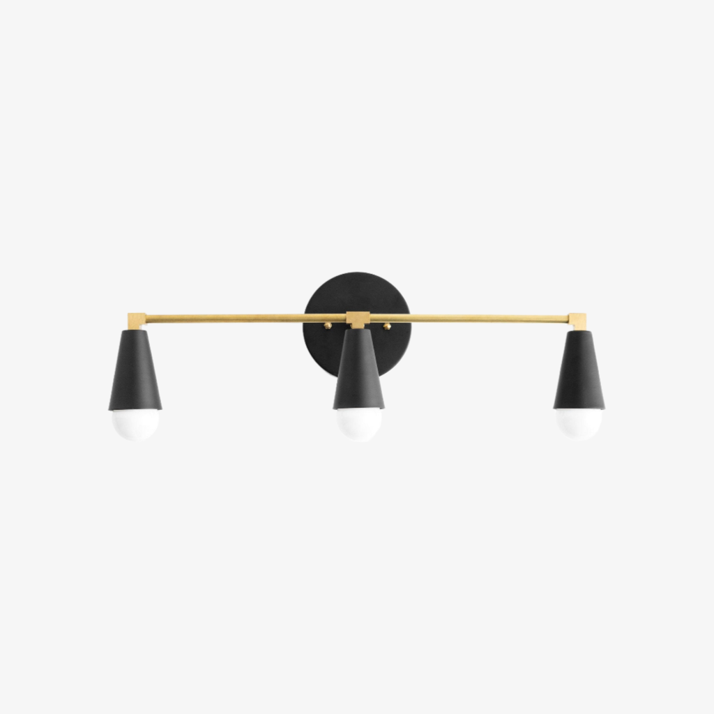 Pyralis Cone 3 Light Vanity Light - Modern Sconce