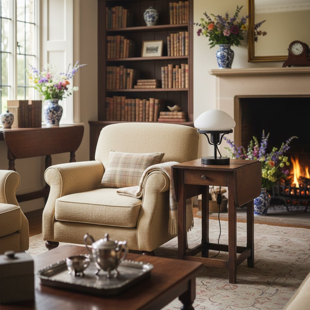 Ornato Luxe Modern Brass or Black Table Light