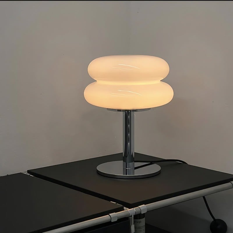 Retro Bauhaus Lollipop Ripple Table Lamp for Bedroom S19