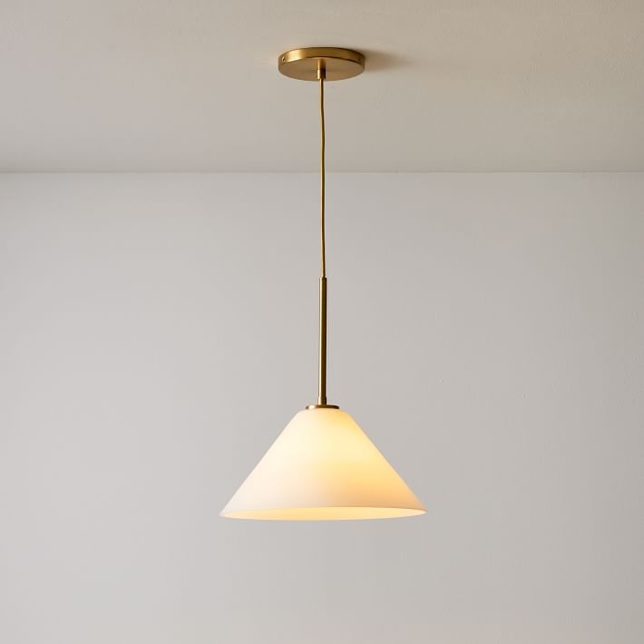 Suspension conique en verre Conica – Luminaire de style moderne pour toutes les pièces