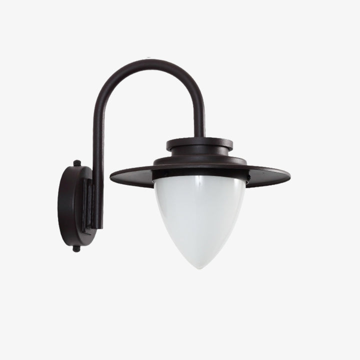 American Outdoor Wall Lantern Metal and Glass Waterproof Wall Sconce