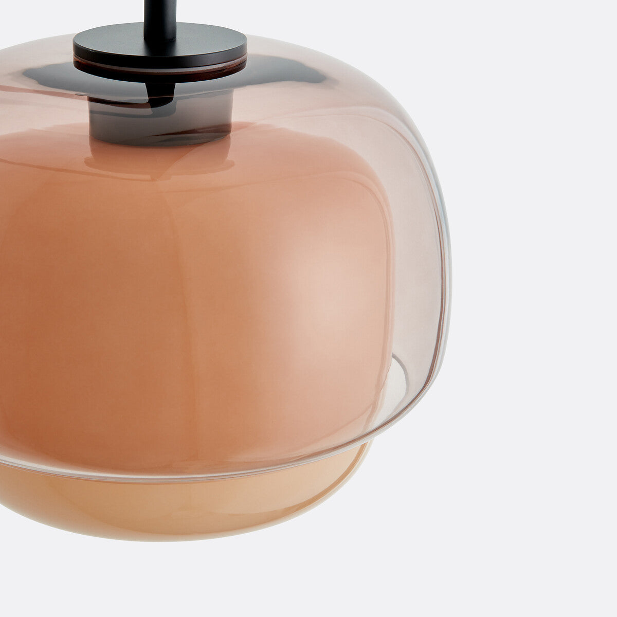 Clinco Colored Modern Vintage Glass Wall Lamp - Soft Mushroom Glow