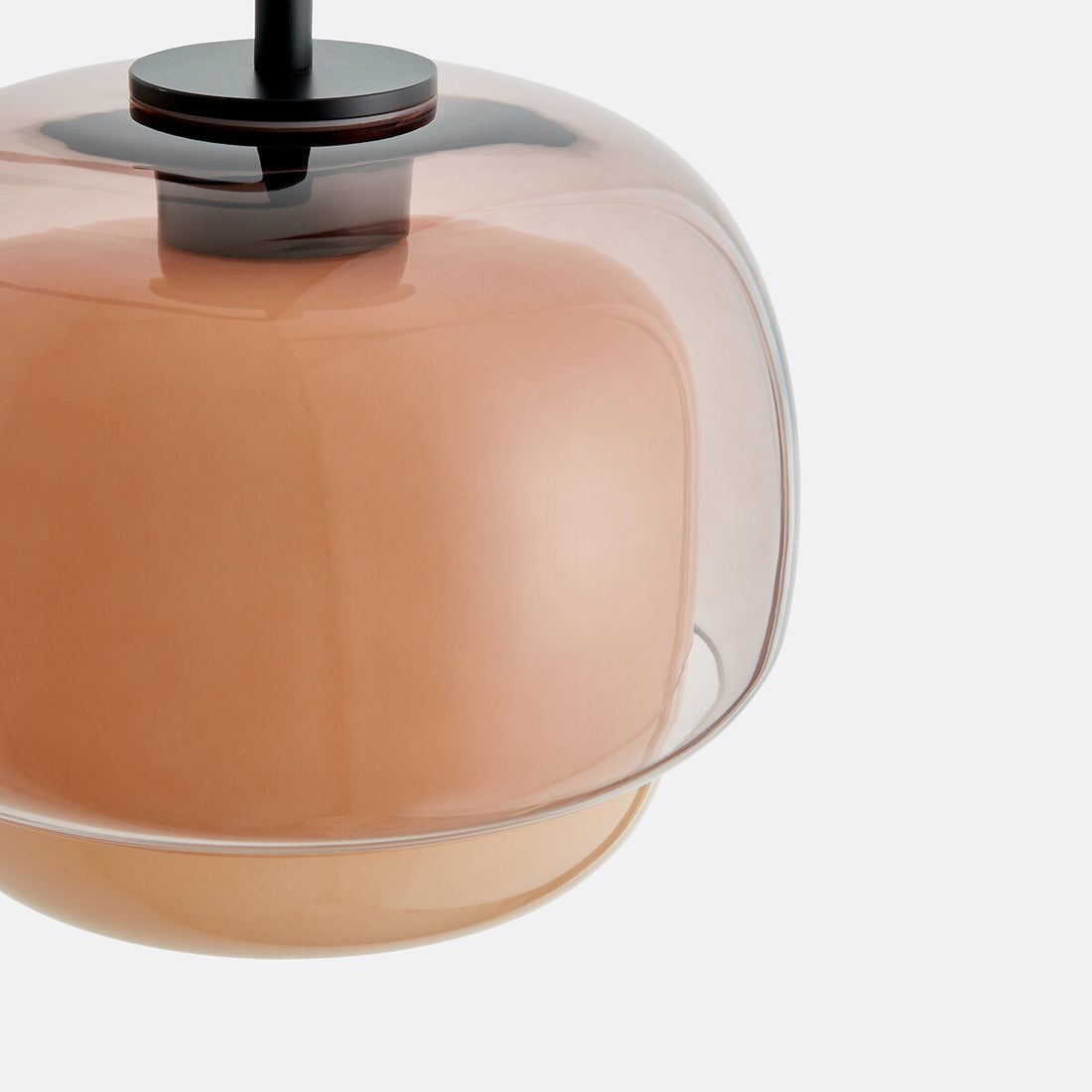 Clinco Colored Modern Vintage Glass Wall Lamp - Soft Mushroom Glow