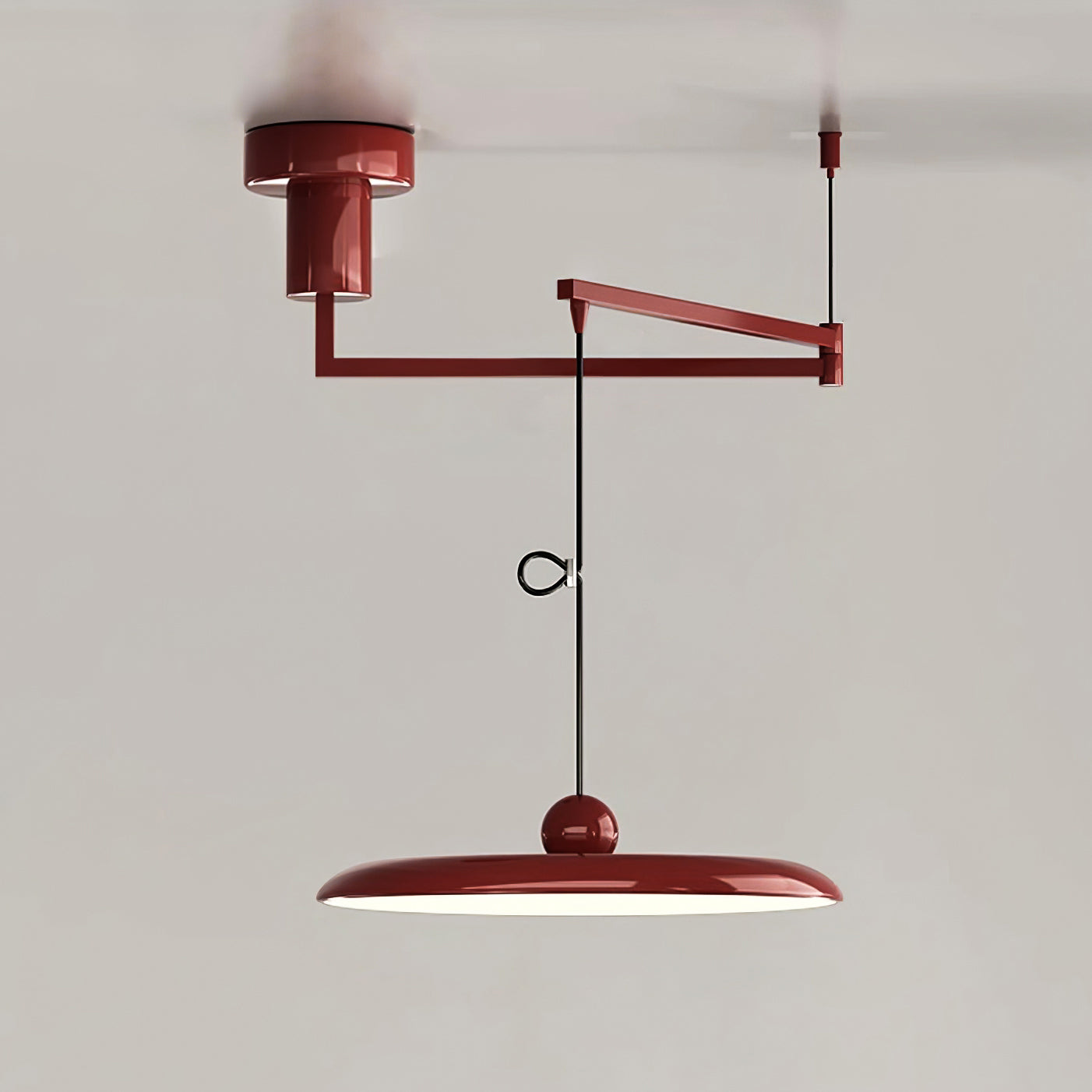 Adjustable Articulated Arm Metal Pendant Light