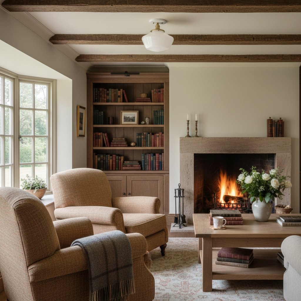 Geotower Glass Brass Ceiling Light - Opal Glass Schoolhouse Shade - Modern Elegance