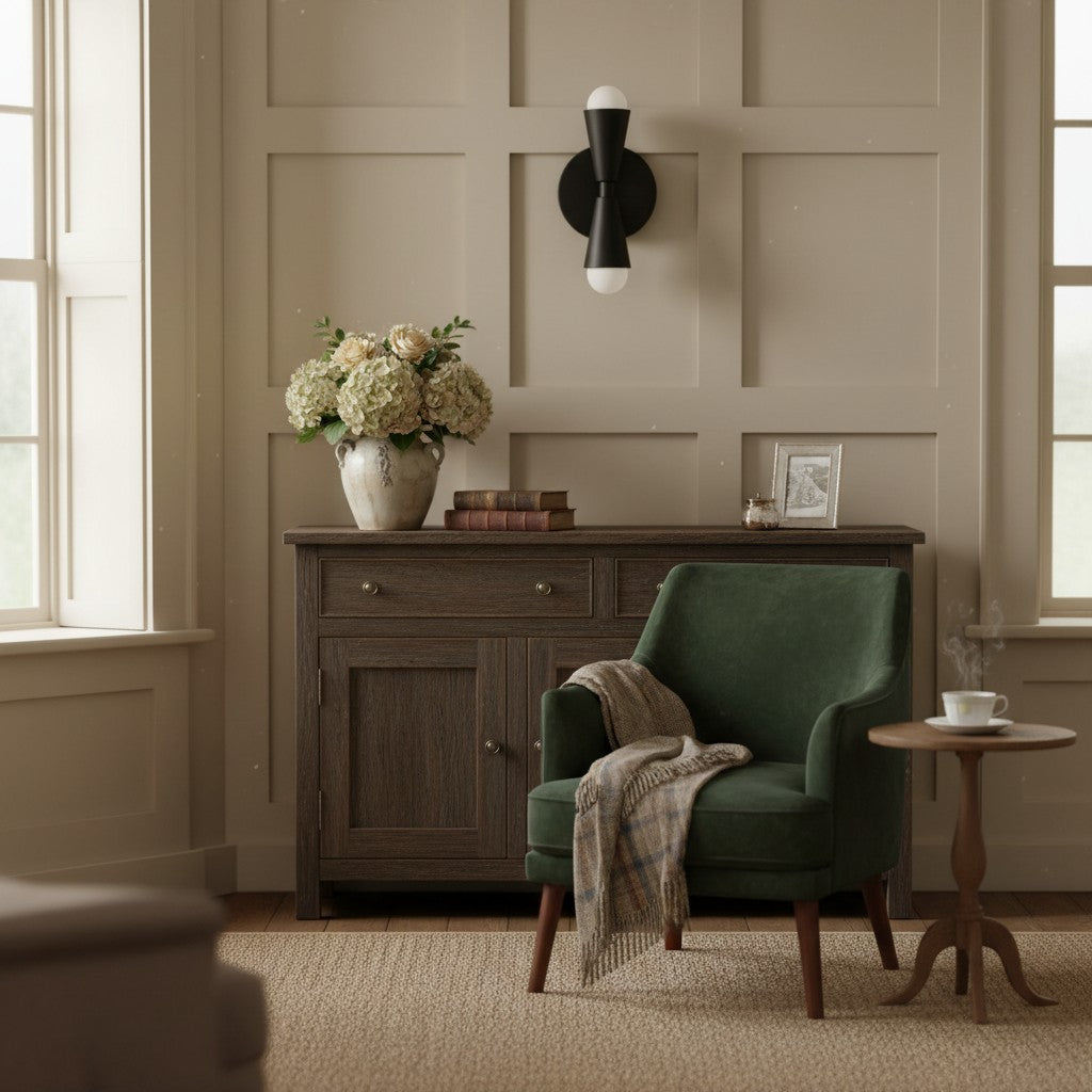 Pyralis Cone Linear Statement Wall Sconce - Modern Two Light Fixture