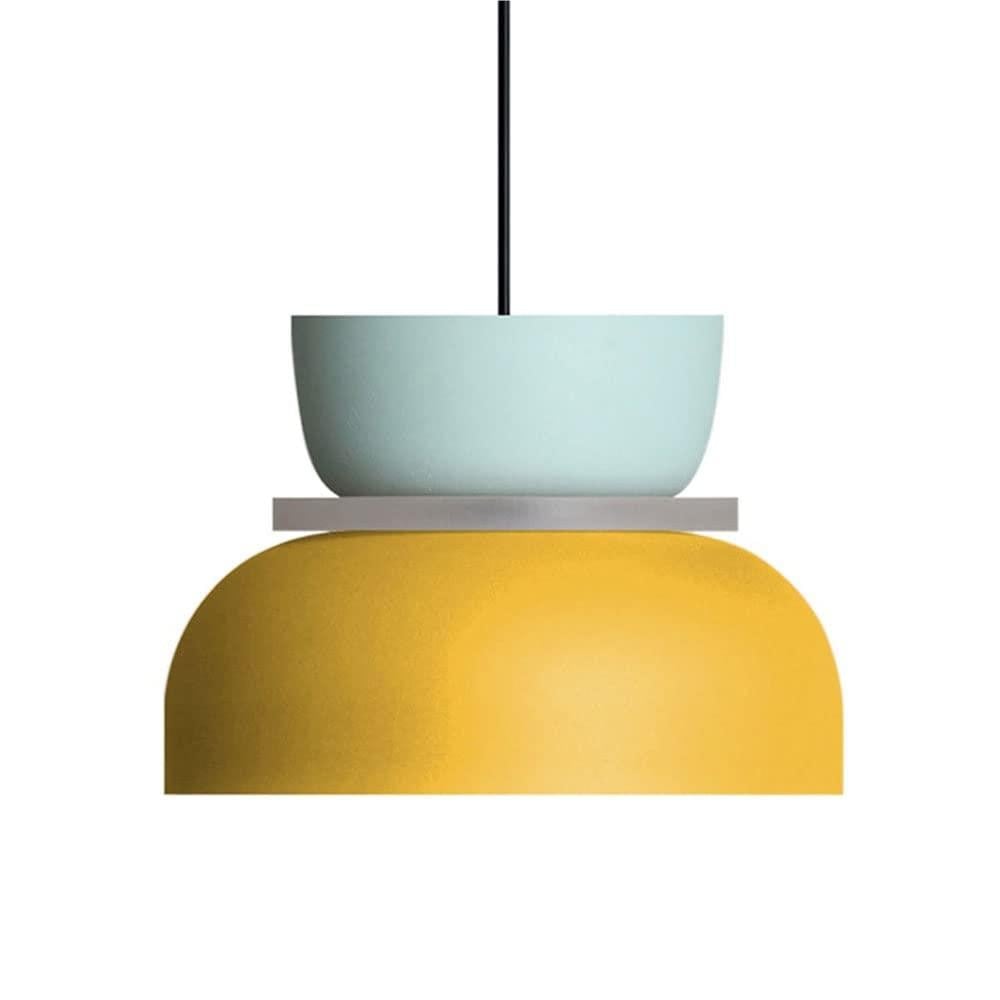 Macri Acrylic Colorful Bowl Shade Pendant Light For Kitchen
