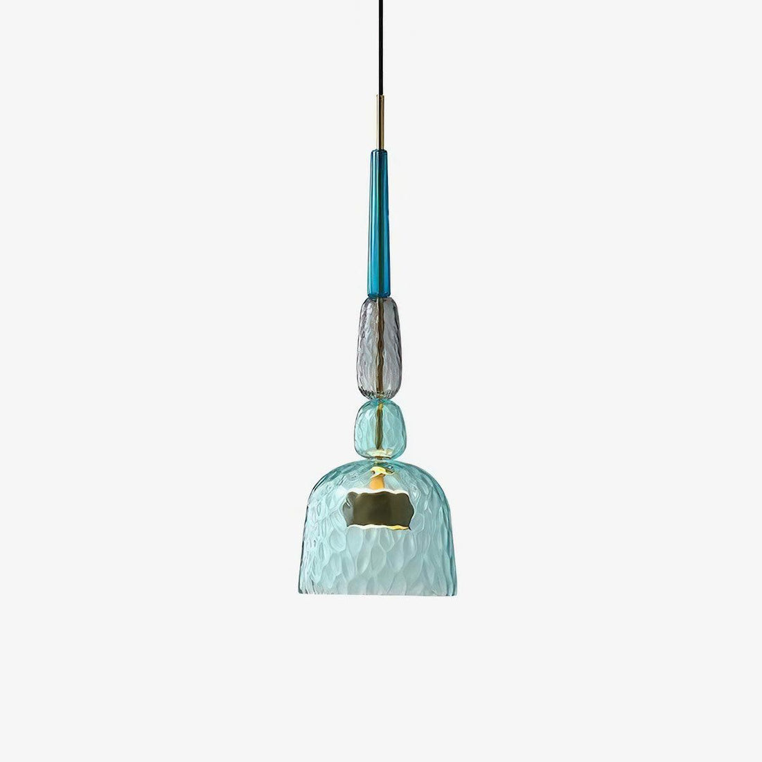 Iron Glass Chandelier Light - Colorful Candy Hand Blown Mixed Color