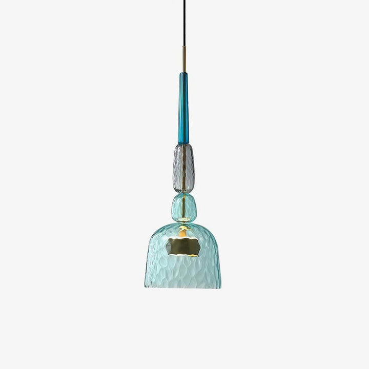 Iron Glass Chandelier Light - Colorful Candy Hand Blown Mixed Color