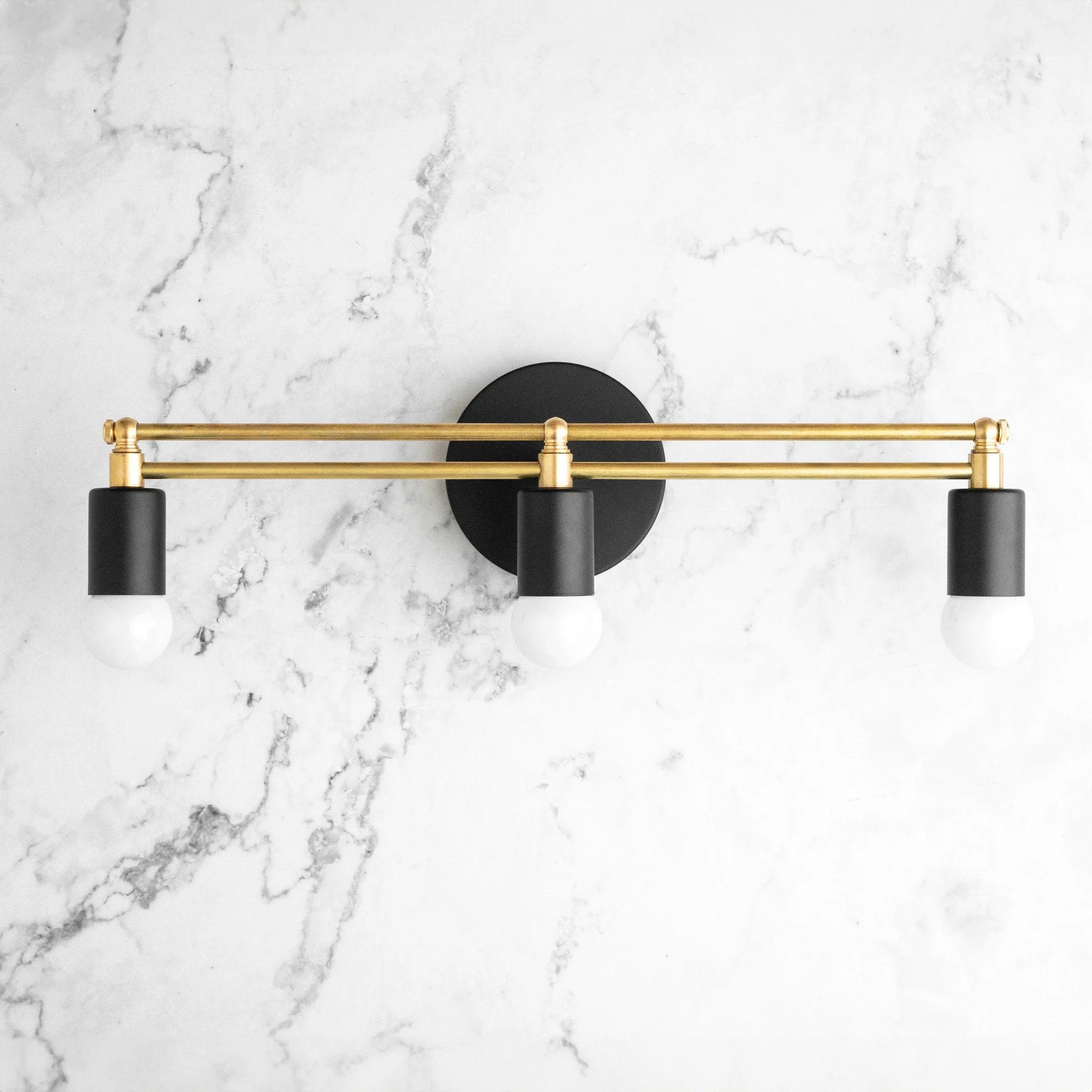 Mobilux Line Modern Vanity Light - Bathroom Wall Fixture in Art Deco Style