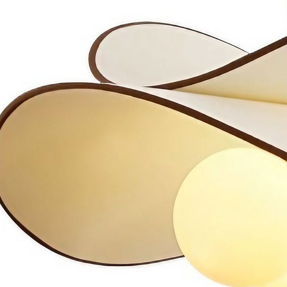 White Rattan Multiple Glass Ball Pendant Light - Classic Frosted Globe Design