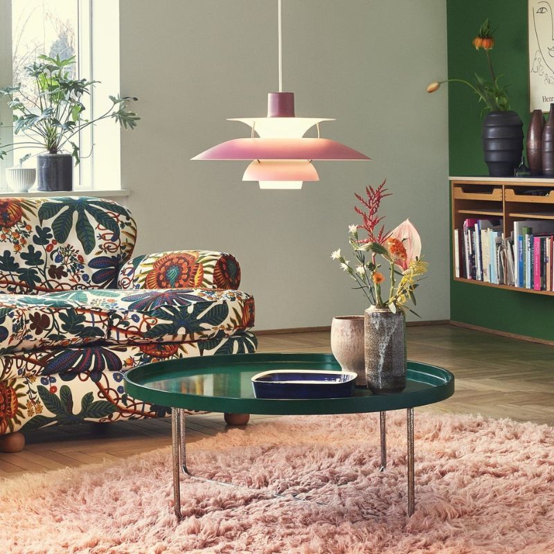 Suspension multicouche danoise - Lampe de salle à manger scandinave en métal