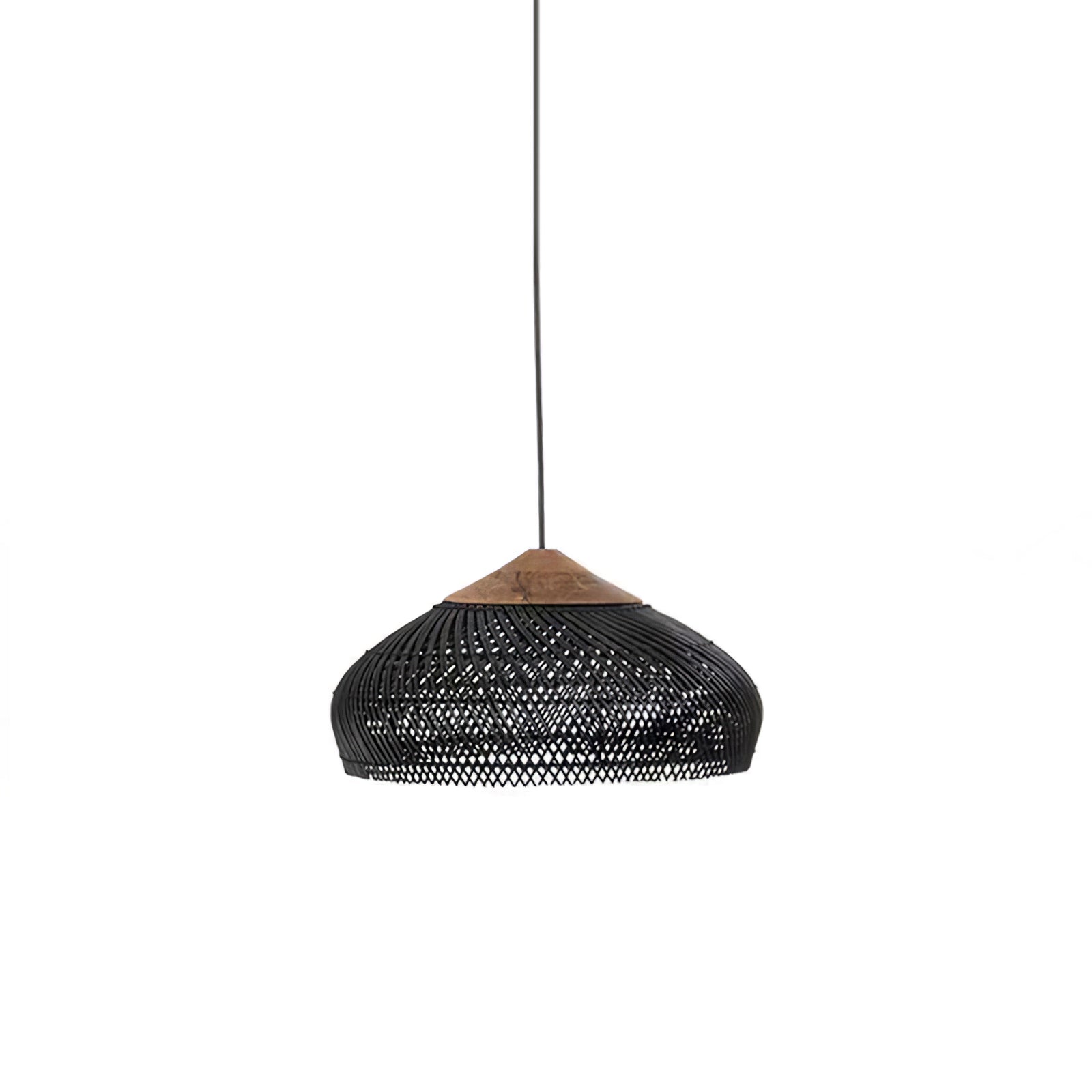 Harp Braided Rattan Pendant Lamp