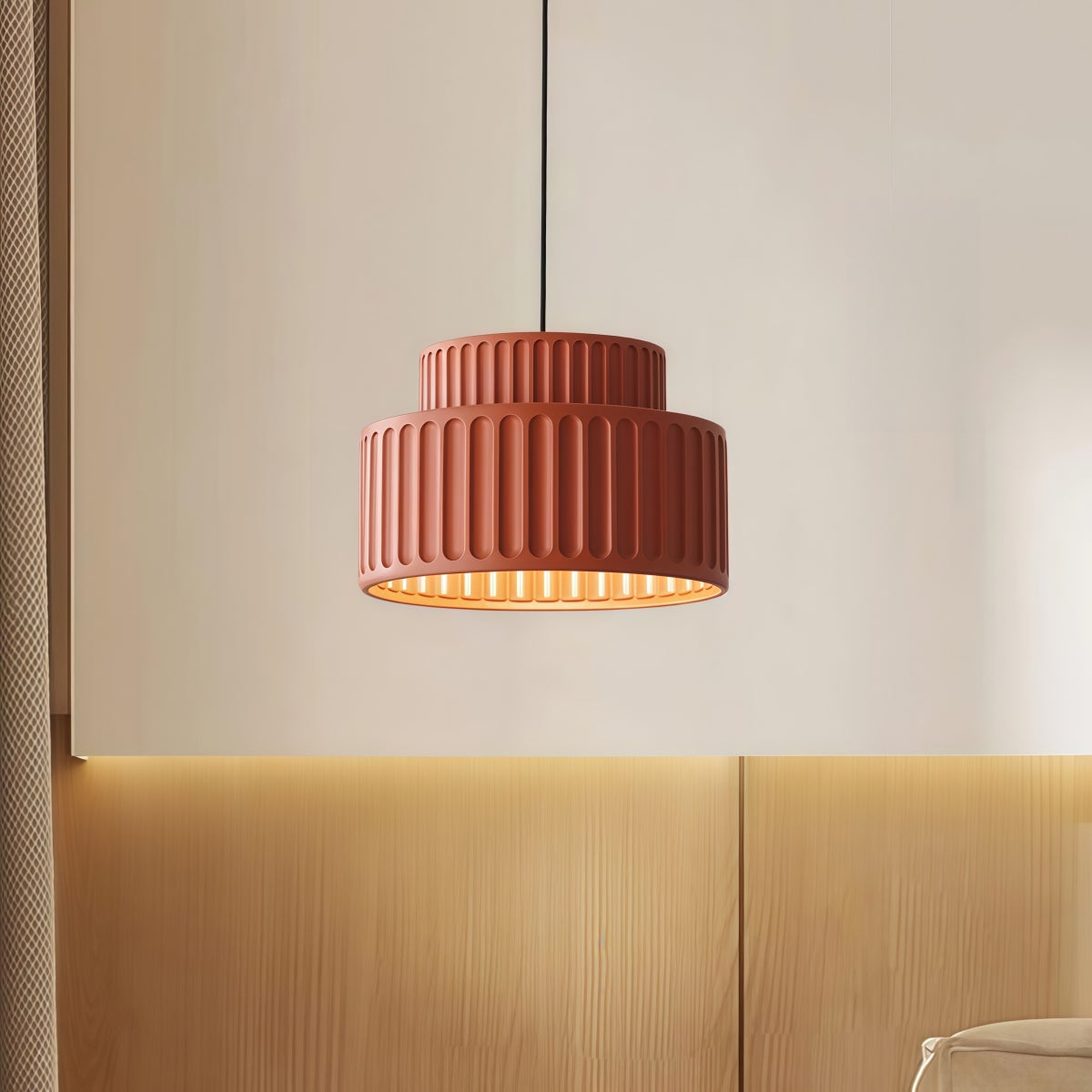 Green Retro Acrylic Ceiling Light Resin Shade Compatible with Dimmer Switches