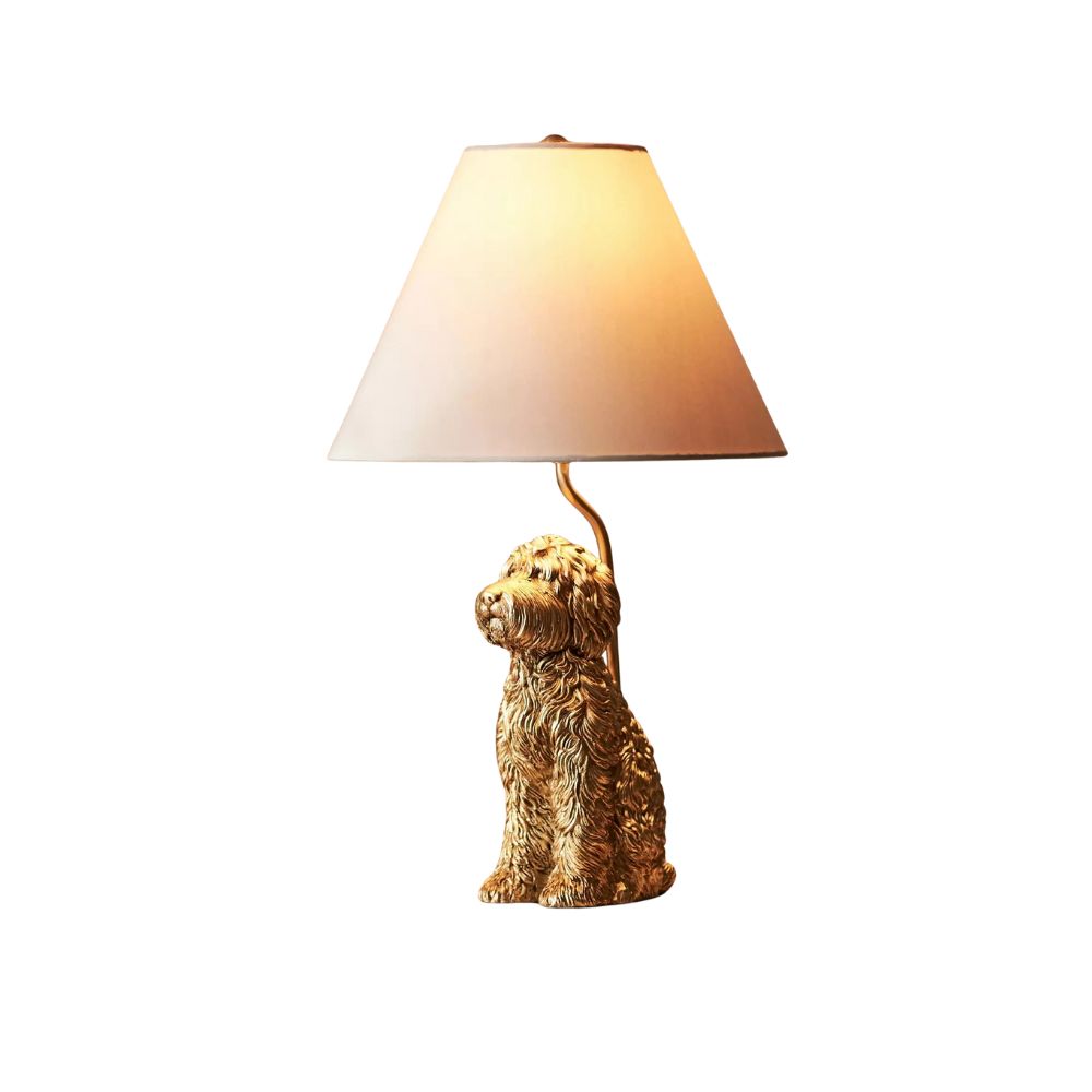 Pawdia Fabric Decorative Table Lamp - Animal Sculpture Bedside Lamp