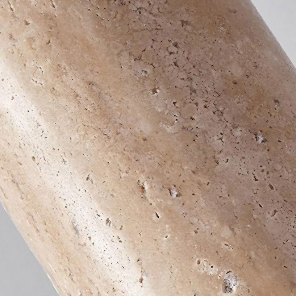 Travertine Pendant Light - Natural Stone Lighting Design