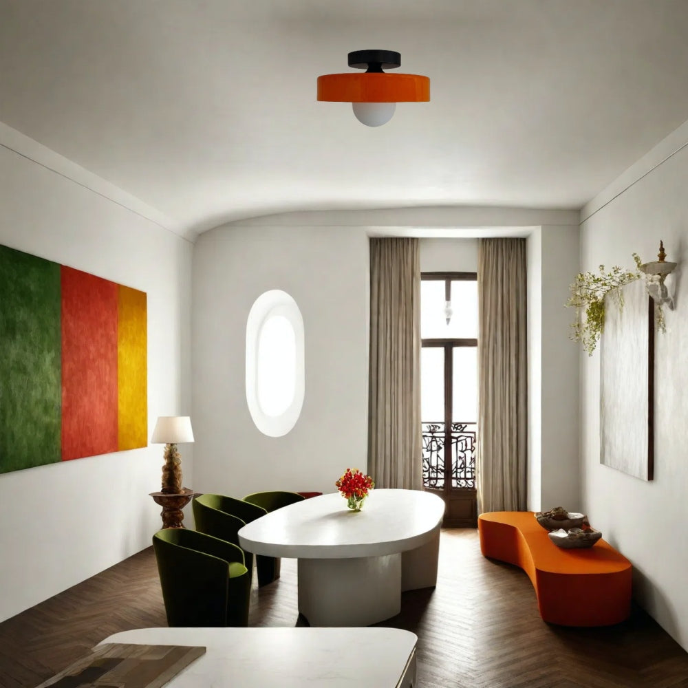 Morandic Disc Orb Wall/Ceiling Lamp – Modern Morandic Sconce