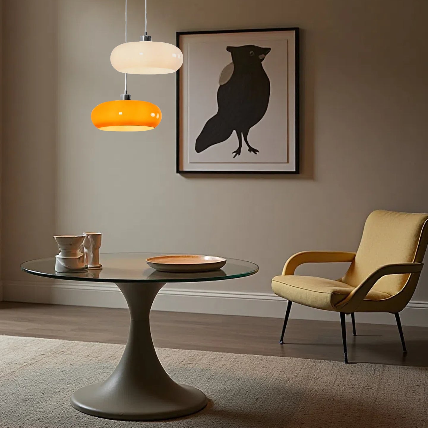 Glass Pot Pendant Light — Nordic Retro Look for Stylish Spaces